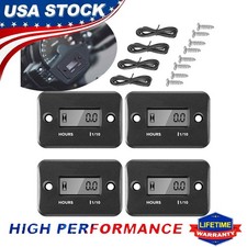 Waterproof Digital Hour Meter for ATV Motorcycle Snowmobile Gas Powered Engine picture
