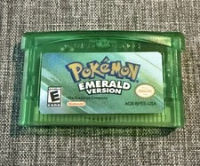 Pokemon Emerald Version Cartridge for Game Boy Advance (GBA) - Tested and Saves picture