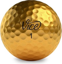 Vice Pro Plus Gold Used Golf Balls Mint 12 Pack picture