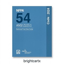 NFPA 54 National Fuel Gas Code 2024 Edition ANSI Z223.1 PB USA Stock  picture