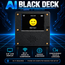 Dutch CyberWorks Black Deck AI Companion 2.8in ESP32-S3 Voice Assistant picture