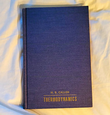 Thermodynamics Herbert B. Callen 1960 Hardcover John Wiley & Sons English picture