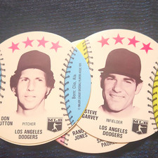 1976 Rare Collectable Advertisement  Dairy Isle Baseball Player Discs MLB picture