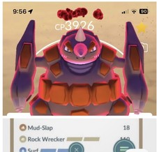 ⚙️Dynamax Rhyperior Legacy Rock W Level 50 Pokémon From Go Master Pvp 2 Charge picture