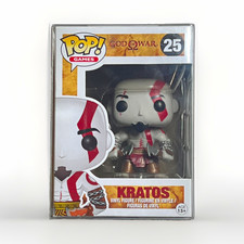Funko Pop Games Kratos #25 God of War Boxed Vinyl Figure Pop Protector included picture