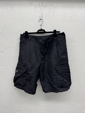 Prada Vintage Men's Gray Nylon Cargo Shorts Waist 36 P19 picture