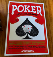 Assouline Poker: The Ultimate Book by François Montmirel Hardcover Illustrated picture