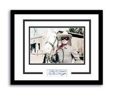 The Lone Ranger Clayton Moore Autographed Signed 11x14 Framed Photo ACOA picture