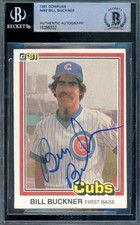 Bill Buckner Beckett BAS Signed 1981 Donruss Autograph picture