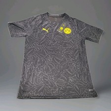Puma Men's Borussia Dortmund Warm-up Soccer Jersey Drycell Men's Size Medium NWT picture