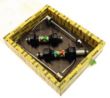Mavic 530 536 Paris Gao Dakar MTB Hubset Pair 28h 135mm Black NOS NIB picture