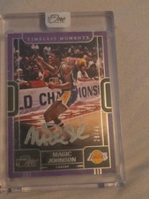 2022-23 Panini One And One Basketball Magic Johnson 28/49 Hand Signed Auto... picture