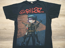 Gorillaz T Shirt vtg 2012 Cyborg Noodle original sz Medium alt hip hop rock band picture