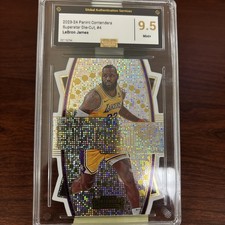 2023-24 Panini Contenders LeBron James Superstar Die-Cuts #4 Iconic  GAS 9.5 picture