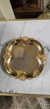 International Silver Company Small 24 K Gold ElectroPlated  7 inch Tray picture