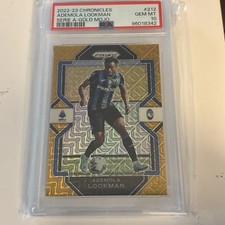 Ademola Lookman 2022-23 /10 Gold Mojo PSA 10 Pop 2 Chronicles Prizm Atalanata picture