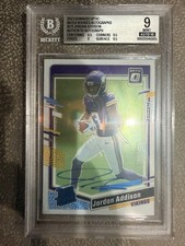 🔥 2023 Donruss Optic Rated Rookies Jordan Addison #271 /99 BGS 9 Auto 10 🔥 picture