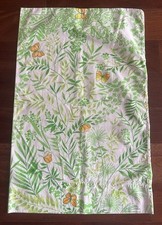 Vintage 1970s 1pc. butterfly greenery cotton pillowcase 19