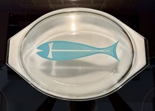HTF Pyrex Fish Dish With Cradle picture