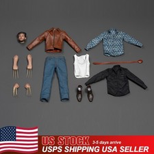 USA Top Copy Toys 1/6 Wolfman Wolverine Logan Clawed Hands Head Clothes Model picture