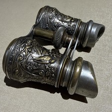 Vintage Ornate Opera Glasses Mini Binoculars — NEEDS INSIDE CLEANING picture