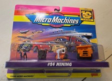 Galoob Micro Machines #24 Mining Backhoe Dump Truck 1996 MOC picture