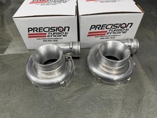 2x Precision Turbo T4 Compressor polished chrome 67mm billet wheel T51R mod picture