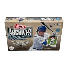 2020 Topps Archives Signature Series Baseball Hobby Box Factory Sealed picture