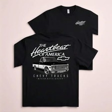 Men's T-Shirts, Graphic T-Shirts, Chevrolet Trucks, Double-Sided Graphic Print picture
