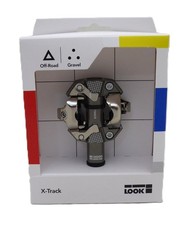 LOOK X-TRACK Pedals - Dual Sided Clipless, Chromoly, 9/16