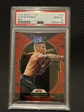 2023 Panini Select UFC DUSTIN POIRIER /175 PSA 10 (read Description) picture