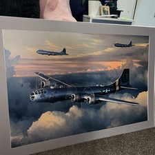 Fifty Miles Out (B-29) By William Phillips Signed Limited Litograph 452/1000 31