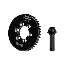 GPM 20Cr Steel Spiral-Cut Ring & Pinion Gear Set 43T/12T/1.0 Mod: Axial 1/6 SCX6 picture