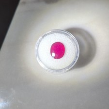 7.19ct Ruby Oval Cut Loose Gemstone Red Mozambique Color Enhanced 1pc picture