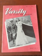 Vintage Varsity College News Magazine Publication May 27, 1940 Great Condition picture
