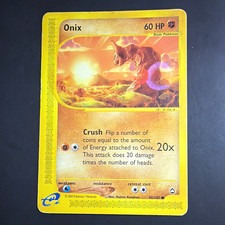 Pokemon TCG Onix 98/147 Aquapolis Reverse Holo Common 2002 60 HP picture