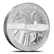 2023 2 oz Australian Humpback Whale Silver Coin picture