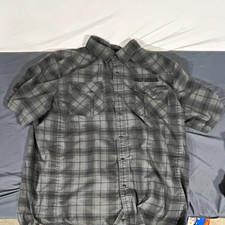 Harley-Davidson Men's Plaid Short-Sleeve Button-Up Work Shirt picture