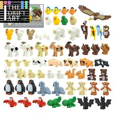City Animals Zoo Dinosaur Shark Cat Dog Turtle for LEGO Building Blocks Sets DIY picture