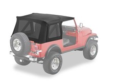 Bestop 55729-15 Supertop Classic Replacement Skin Black Denim For Jeep Wrangler picture