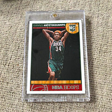 Panini 2013-14 NBA Hoops Giannis Antetokounmpo Bucks Rookie Base #275 picture