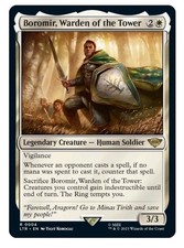 1x MTG Boromir Warden of the Tower - Lord of the Rings Rare NM Mint picture