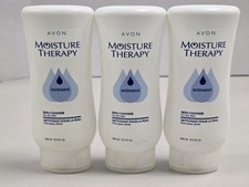 Lot 3x Avon Moisture Therapy Intensive Skin Cleanser 13.5 Oz (40.5 Oz Tot) *NEW picture