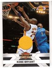 2010-11 Panini Threads Jerseys 129 Kobe Bryant Lakers Jersey Relic 098/399 picture