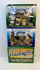 Lot Of 3 Bachmann Plasticville Miniature Kits: Windmill, Trees, Cars: New picture