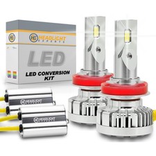 2005 Victory Hammer H11 Low Beam LED Headlight Bulbs 20,000LM Direct Fit Kit picture