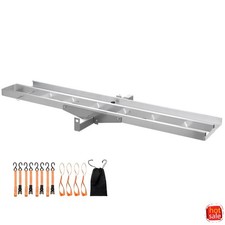 VEVOR Motorcycle Carrier, 400 lbs Aluminum Hitch Rack, 73in Ramp, 2