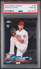 2018 TOPPS CHROME #150 SHOHEI OHTANI ROOKIE RC PSA 10 picture