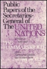 Public Papers of the Secretaries General of the United Nations - GOOD picture