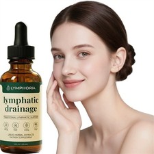 59ml Lymphatic Drainage Drops Natural Herbal Formula Toxin Relief Support Liquid picture
